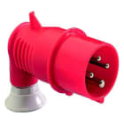 Schneider Electric - PratiKa støpsel - 90° vinklet - 16 A - 3P + E - 380...415 V AC - IP44