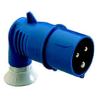 Schneider Electric - PratiKa støpsel - 90° vinklet - 16 A - 2P + E - 200...250 V AC - IP44