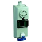 Schneider Electric - Isoblock stikk - 32 A - 2P + E - 200...250 V AC - IP65 - vegg