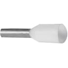 Abiko - Endehylse, Isolert 0,75mm² hvit