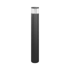 Esylux - BOLLARD ALVA 360° 700 / 100 7W 3000K ANTH. MILKY ON/OFF