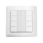 Esylux - PUSH BUTTON X8 DALI-2 HVIT