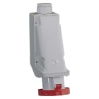Schneider Electric - PratiKa stikkontakt - skrue - vinklet - 32A - 3P + N + E - 380...415 V AC - vegg
