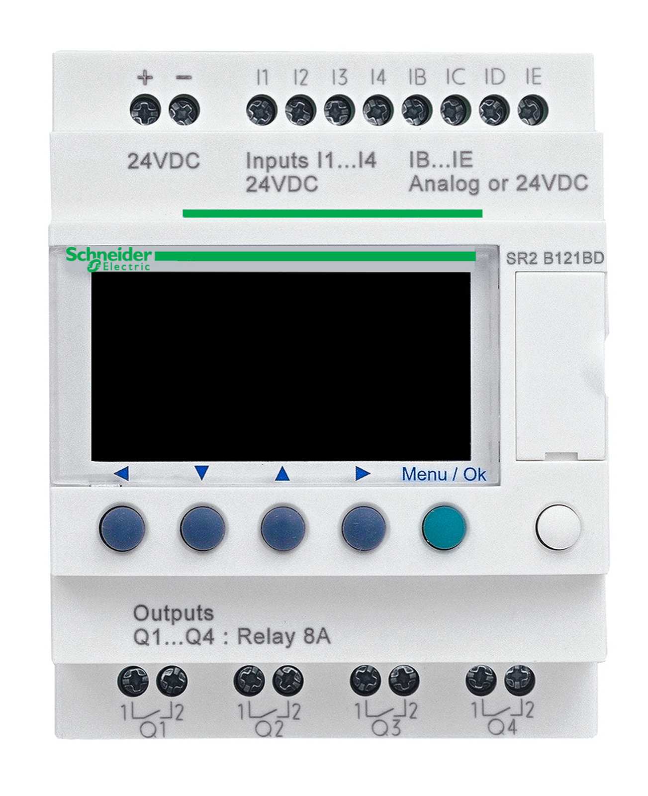 Schneider Electric - Zelio 8/4 I/O relé m/ur 240VAC