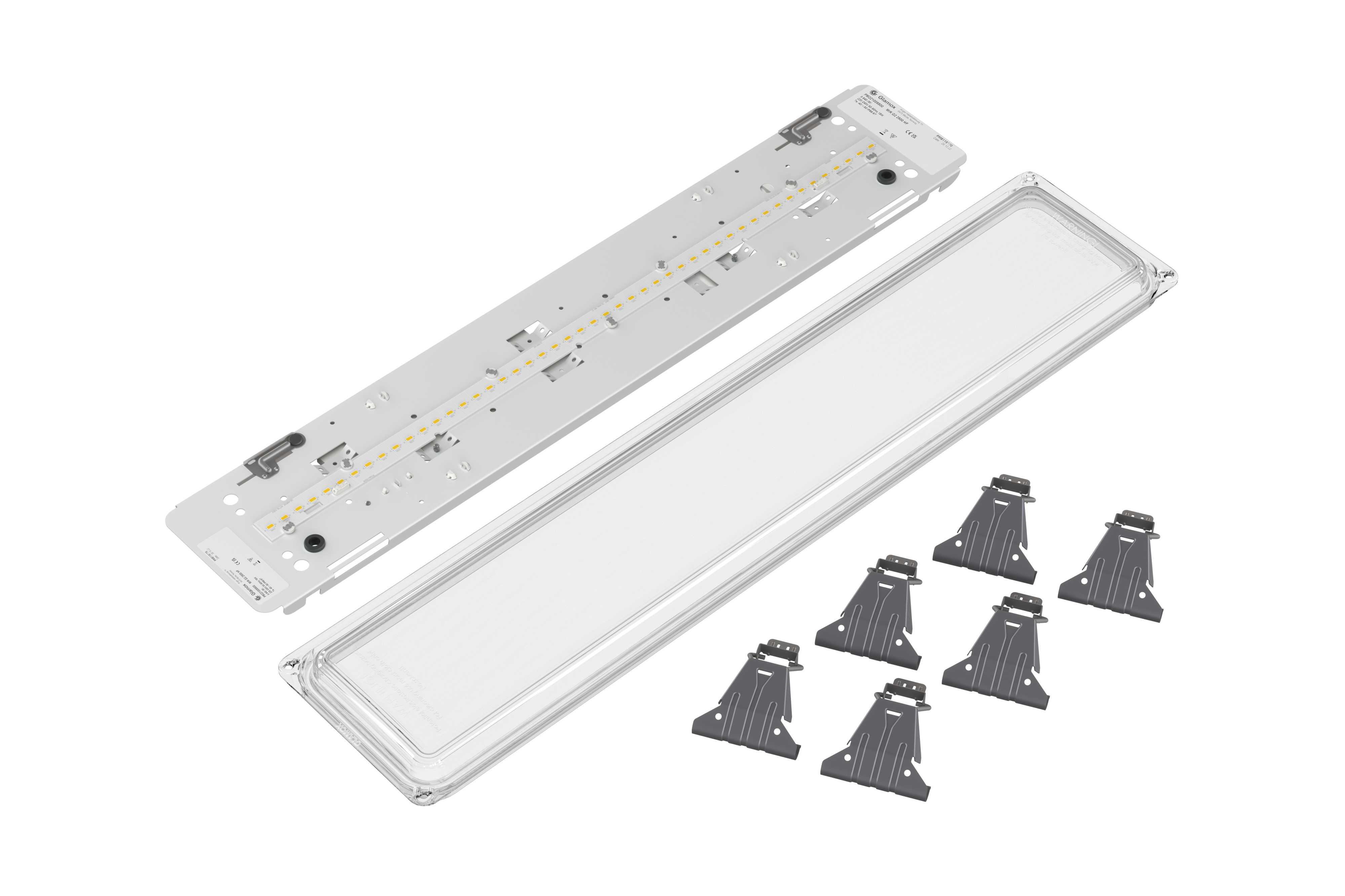 Glamox - MIR KIT-600 G2 2500 HF 840 FR/PC IP66/67 LED INNSATS