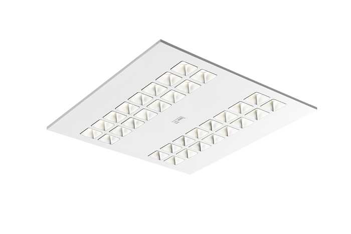 Glamox - C77-R600x600 HVIT 5000 WZ 830 MPW-SEN LI 4xSM
