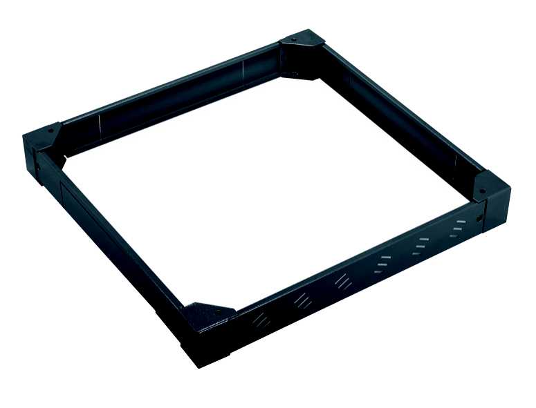 Schneider Electric - Sokkel gulvrack, sett med 4 stk, 100x800x1000 mm