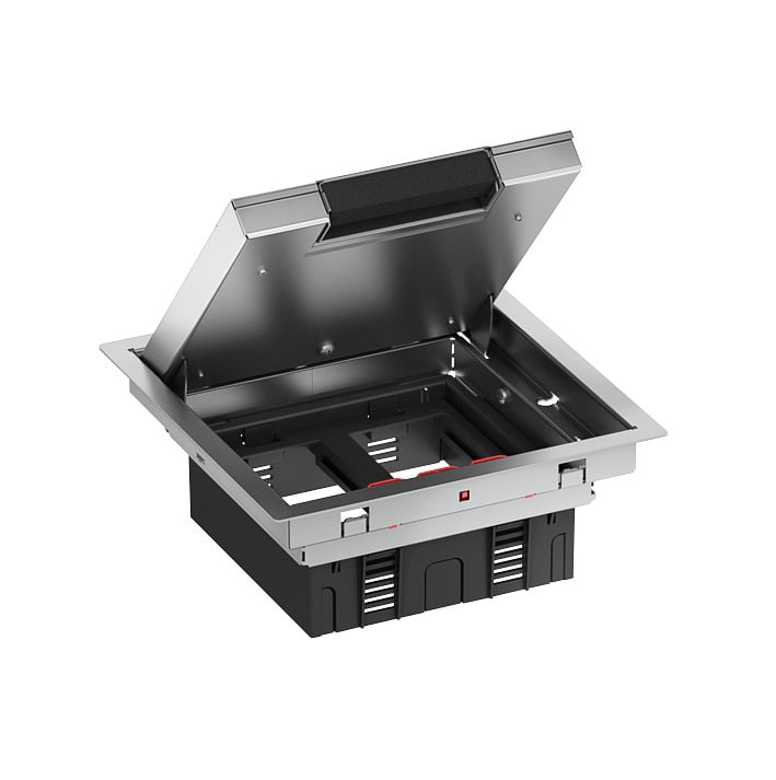 Schneider Electric - OL50 Gulvboks 4 moduler metall