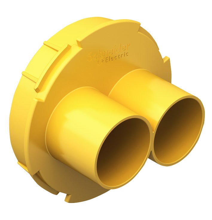 Schneider Electric - Kabeladapter med utgang for 2x20mm kabel.