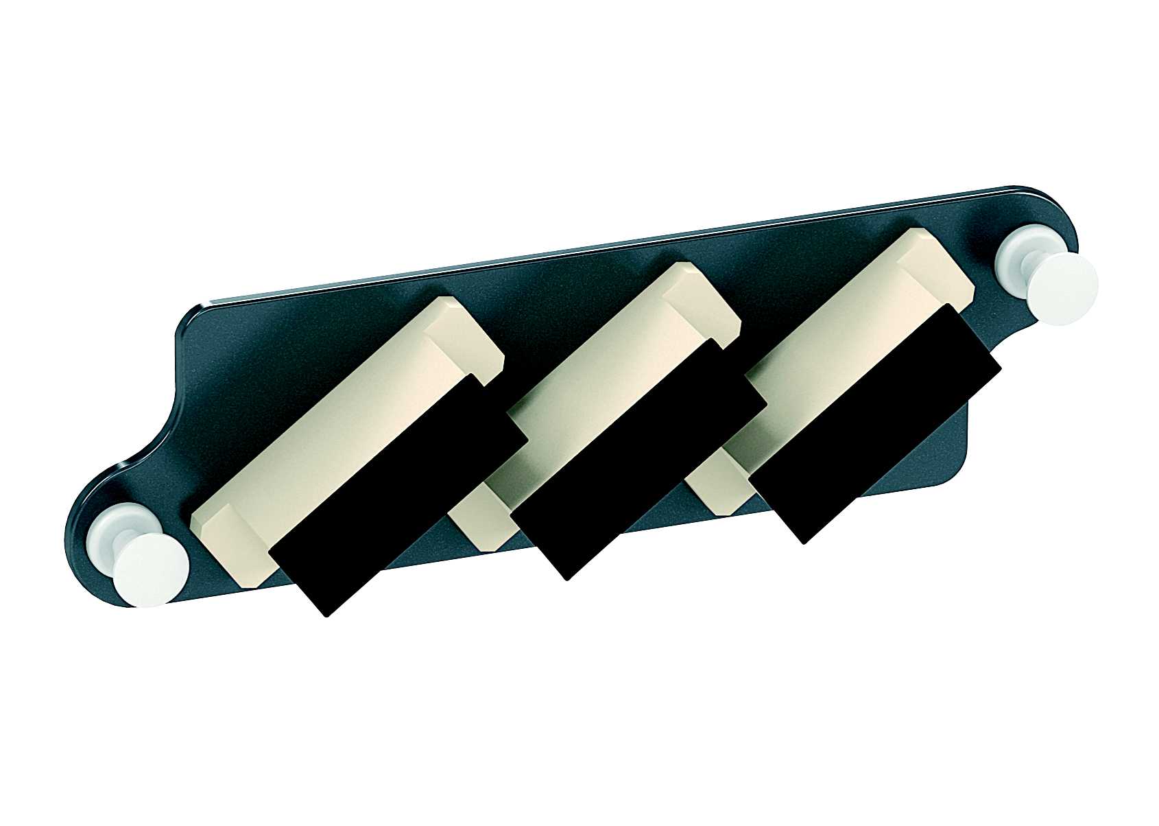 Schneider Electric - Actassi dekkplate med 3xSC dplx MM adapter for fiberpanel