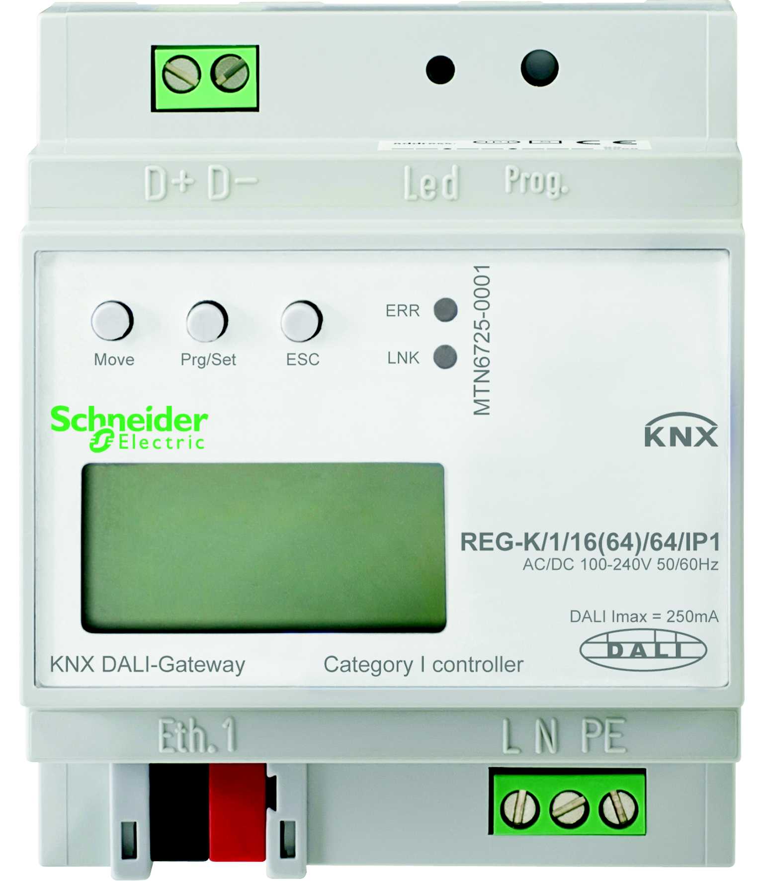Schneider Electric - MTN6725-0001 KNX/DALI-Gateway 1/16/64 /IP1
