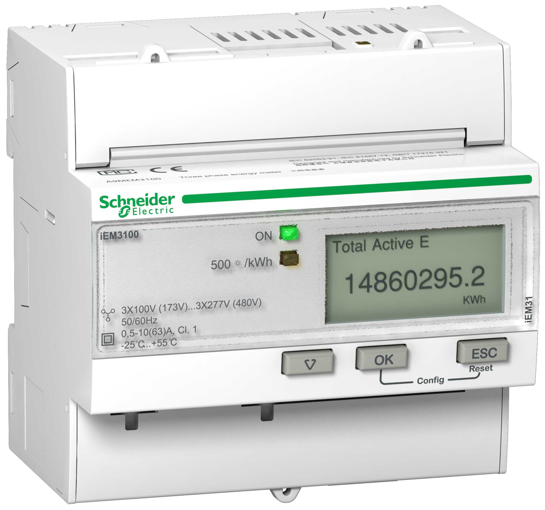 Schneider Electric - iEM3100 kWh 63A dir