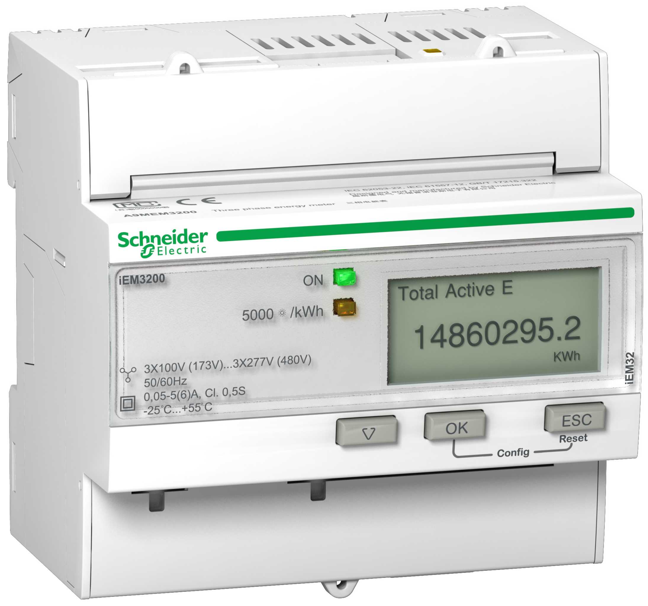 Schneider Electric - iEM3110 kWh 63A dir.Pulsutg.