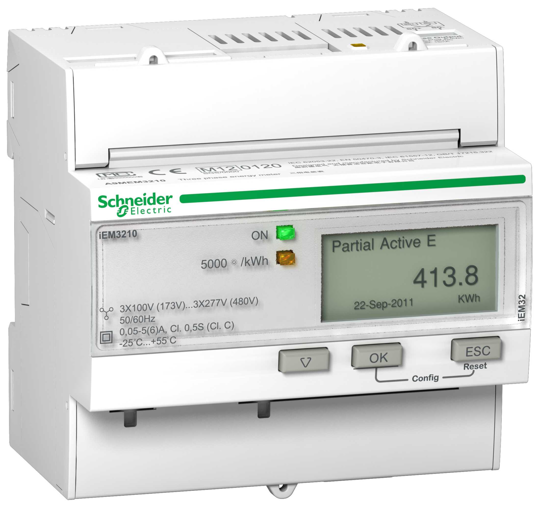Schneider Electric - iEM3150 kWh 63A dir + Modbus