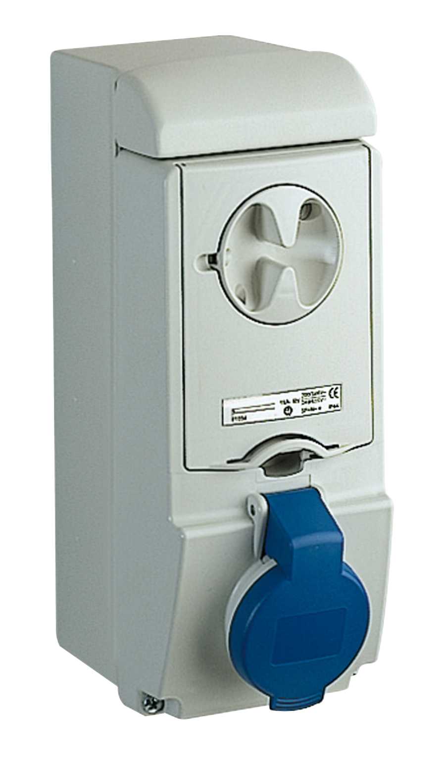 Schneider Electric - Unika stikk - 16 A - 3P + N + E - 380...415 V AC - IP44 - vegg