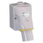 Schneider Electric - PratiKa montasjeplate for plugg - 16 A - 3P + E - 100...130 V AC - IP44