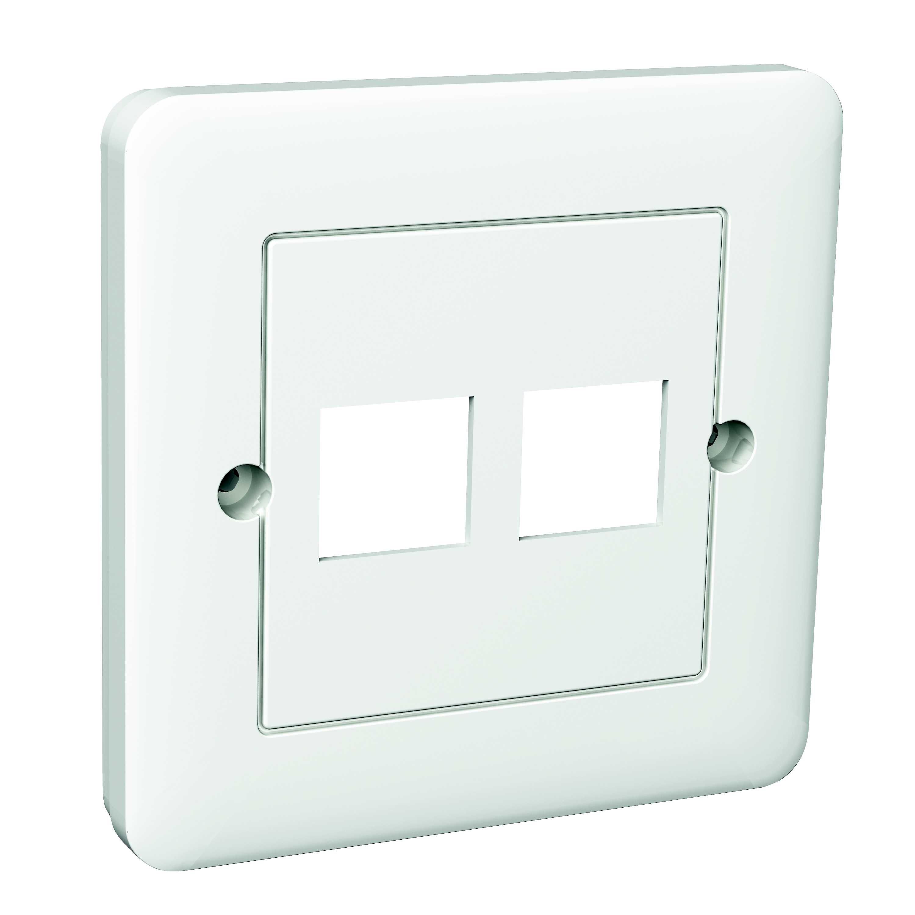 Schneider Electric - WDE002433 Exxact S-skive 2xActassi hvit
