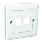 Schneider Electric - WDE002433 Exxact S-skive 2xActassi hvit