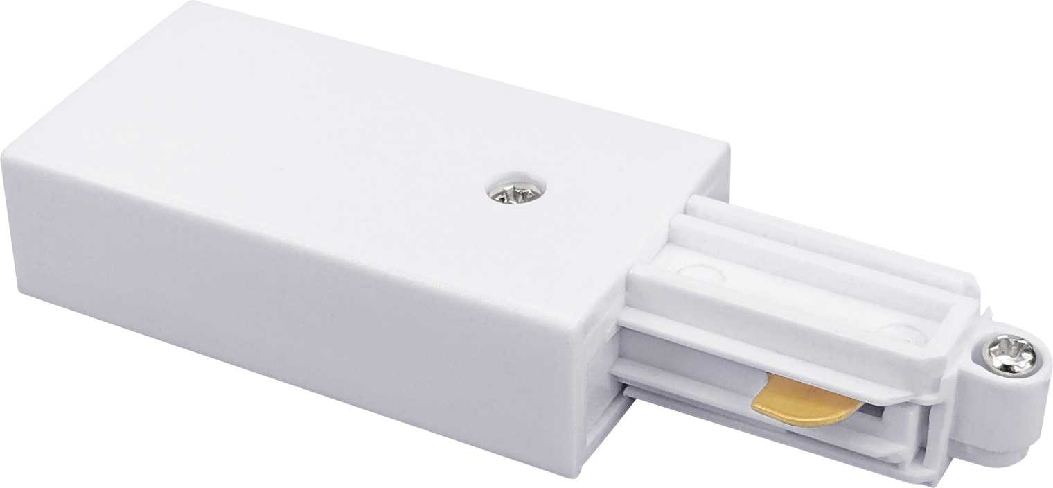 Aneta Lighting - TRACKLINE NEW ENDETILKOBLING VENSTRE HVIT