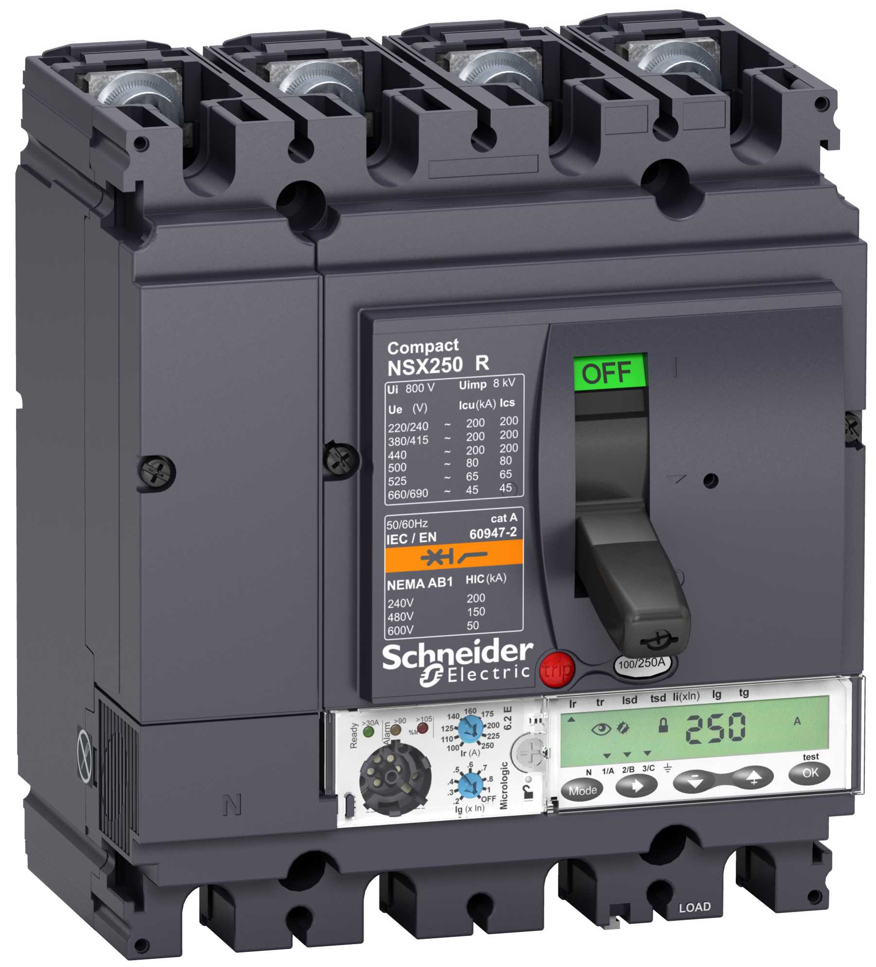 Schneider Electric - LV433282 NSX100R M.logic 6,2 E 40A 4P