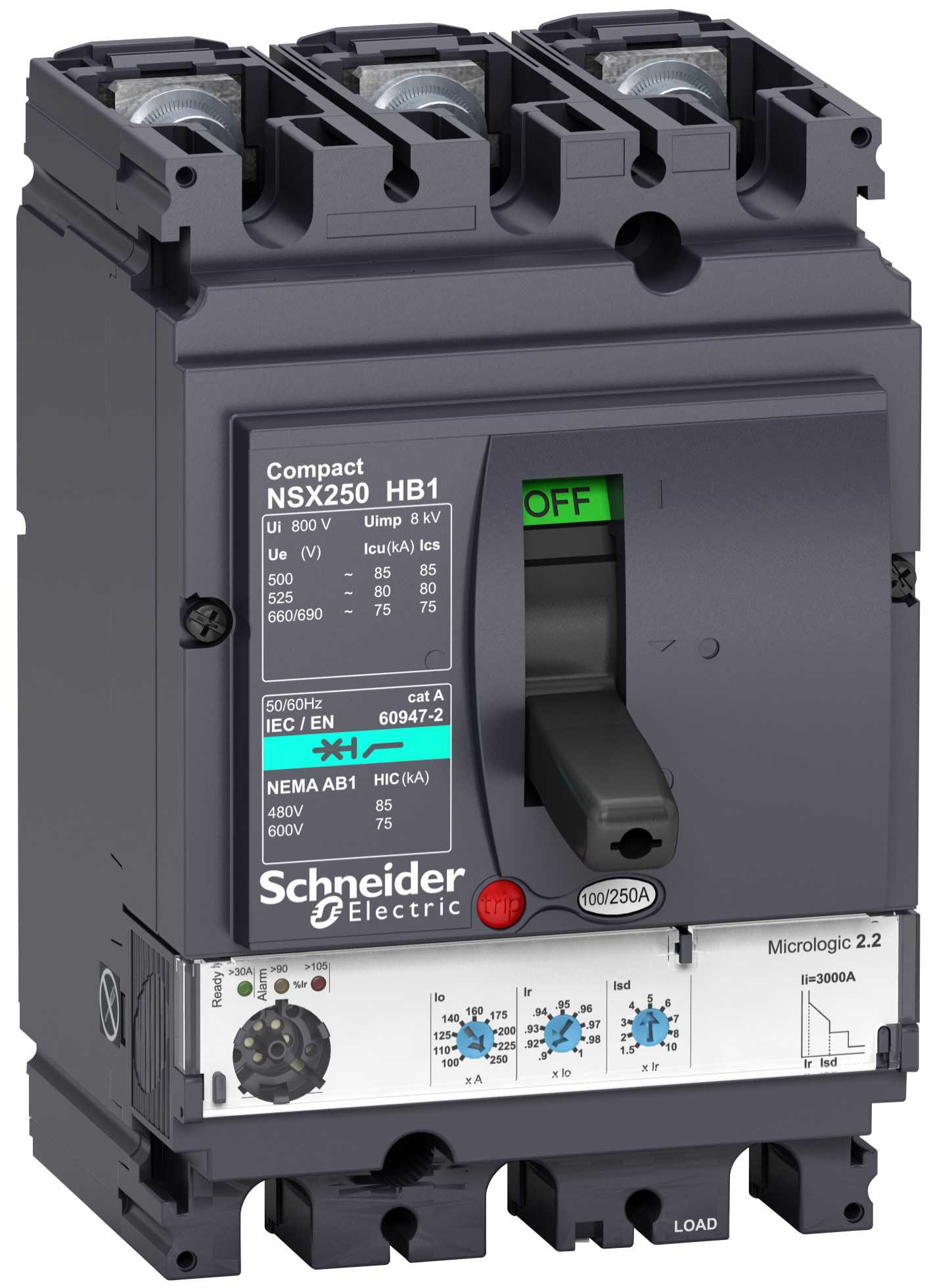Schneider Electric - LV433300 NSX100HB1 Micrologic2,2 40A 3P