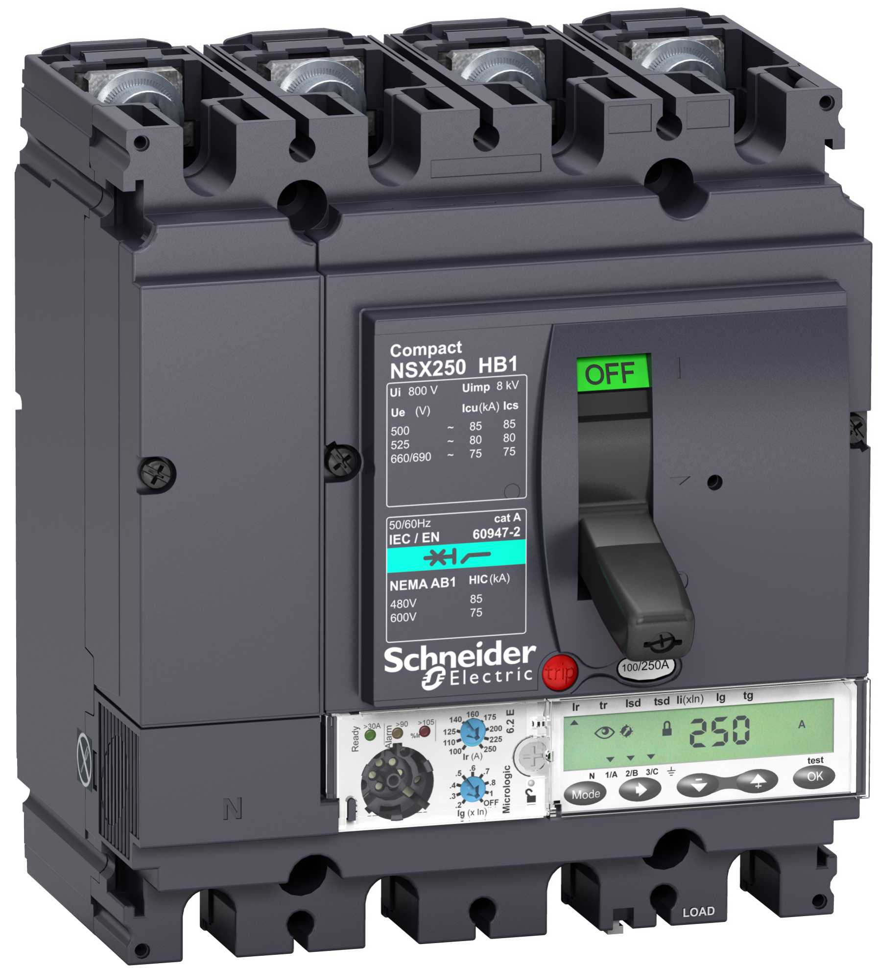 Schneider Electric - LV433312 NSX100HB1 M.logic 6,2E 40A 4P