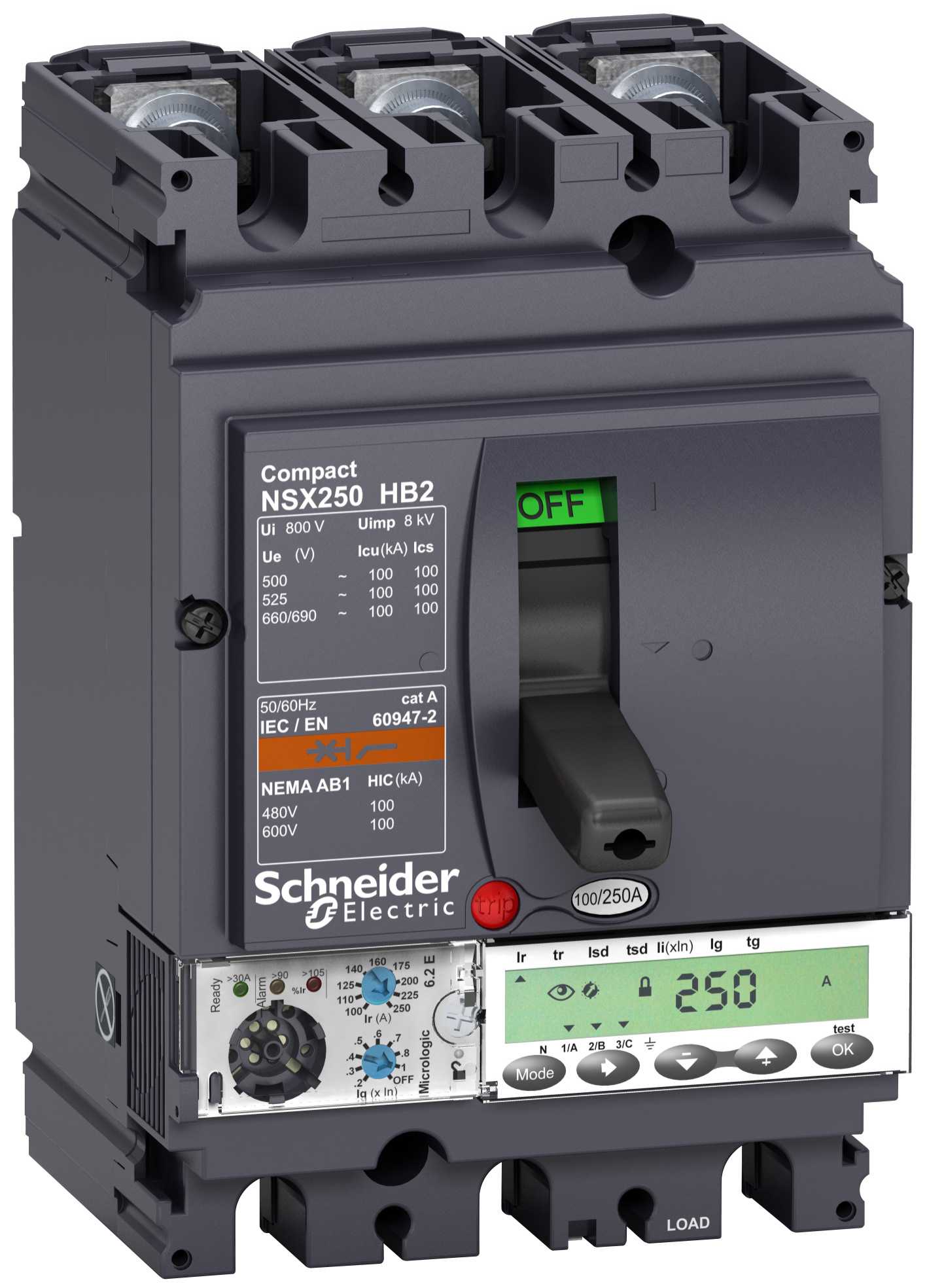 Schneider Electric - LV433341 NSX100HB2 M.logic 6,2E 40A 3P
