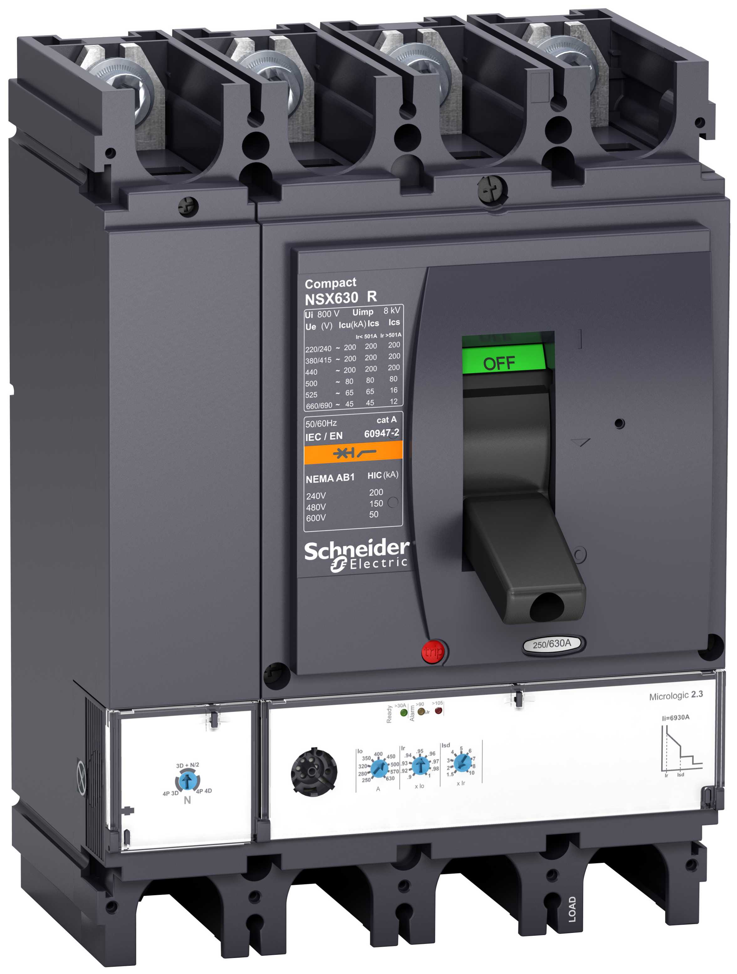 Schneider Electric - LV433603 NSX400R Micrologic 2,3 400A 4P
