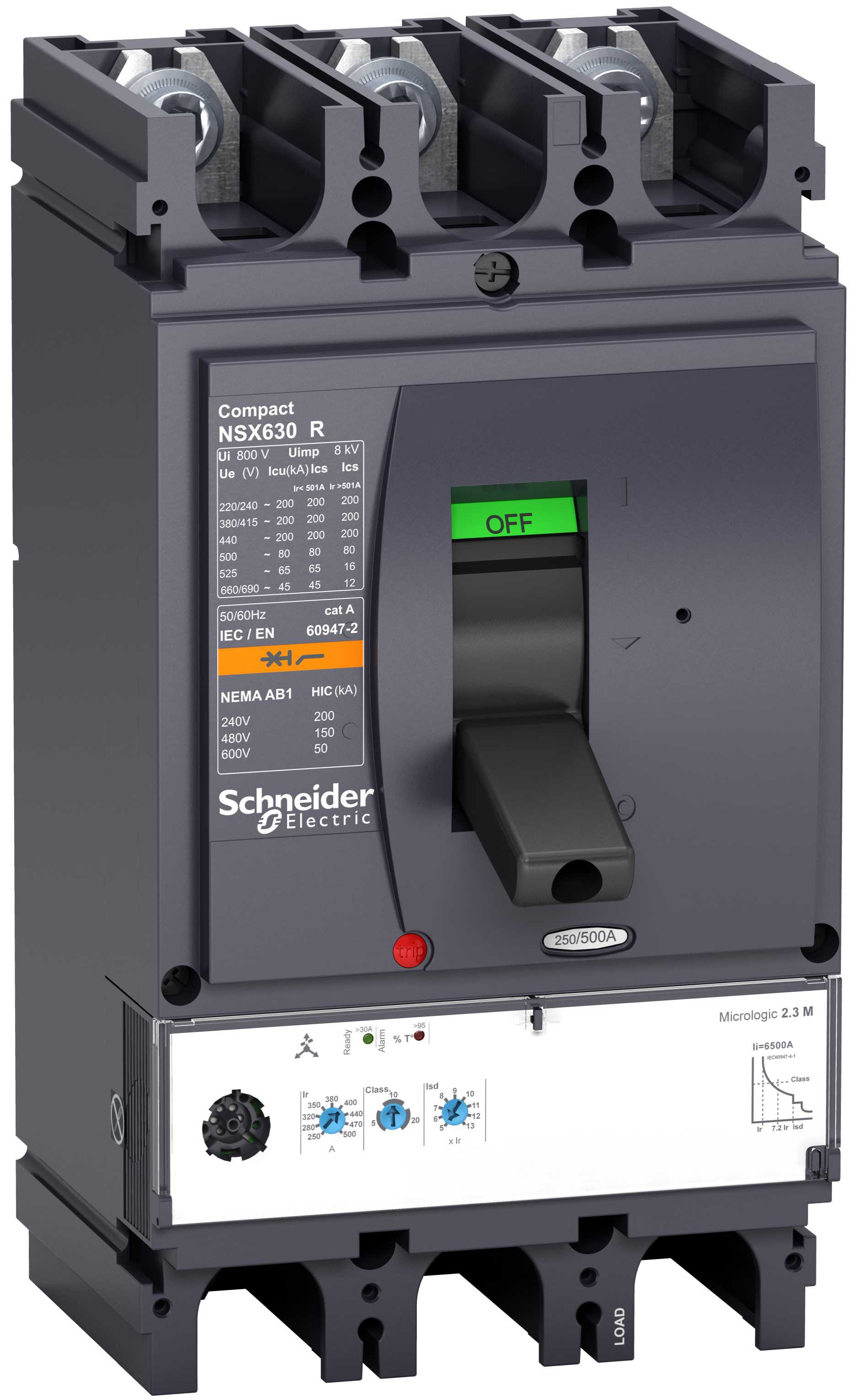 Schneider Electric - LV433605 NSX400R M.logic 2,3M 320A 3P