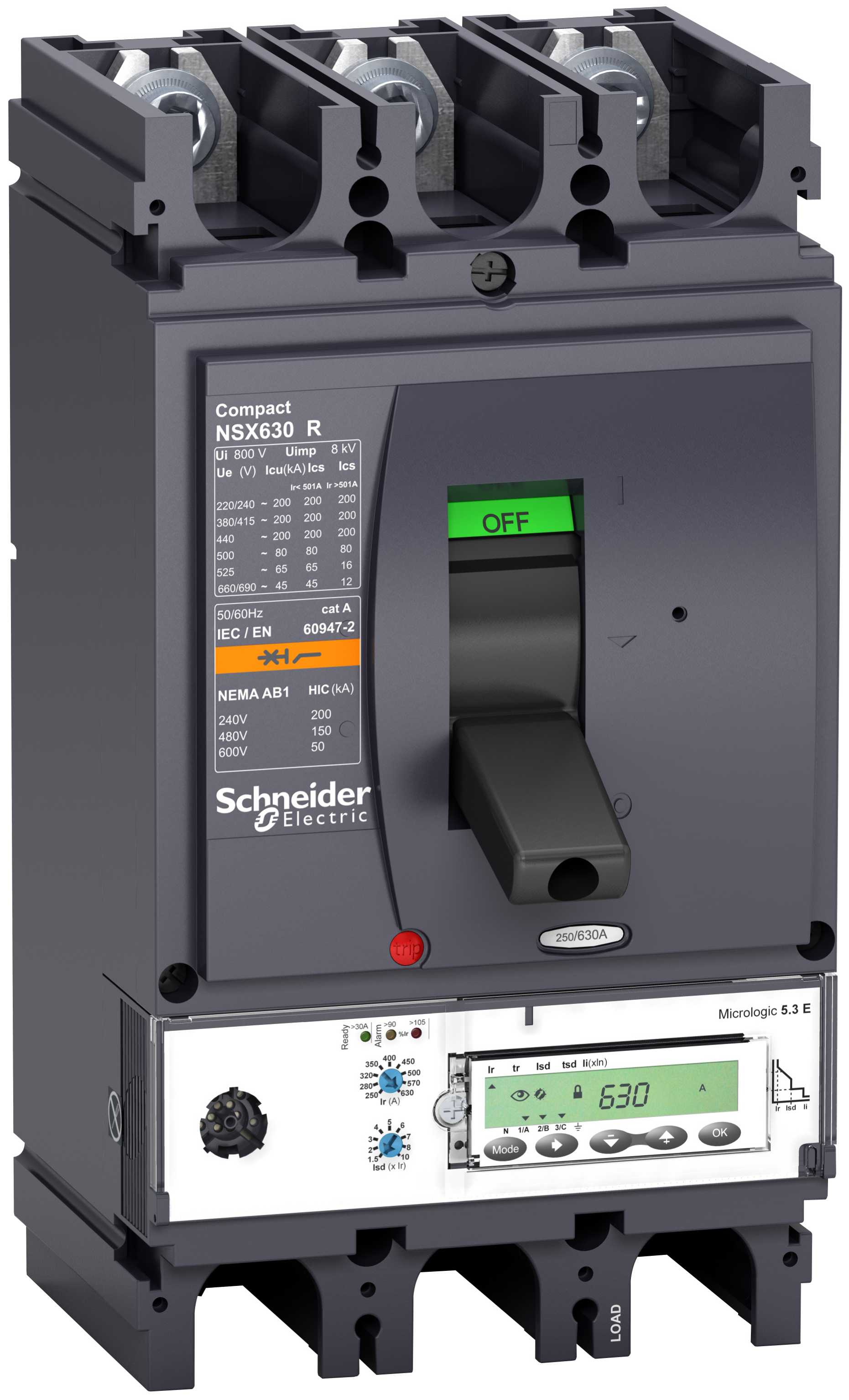 Schneider Electric - LV433606 NSX400R M.logic 5,3E 400A 3P