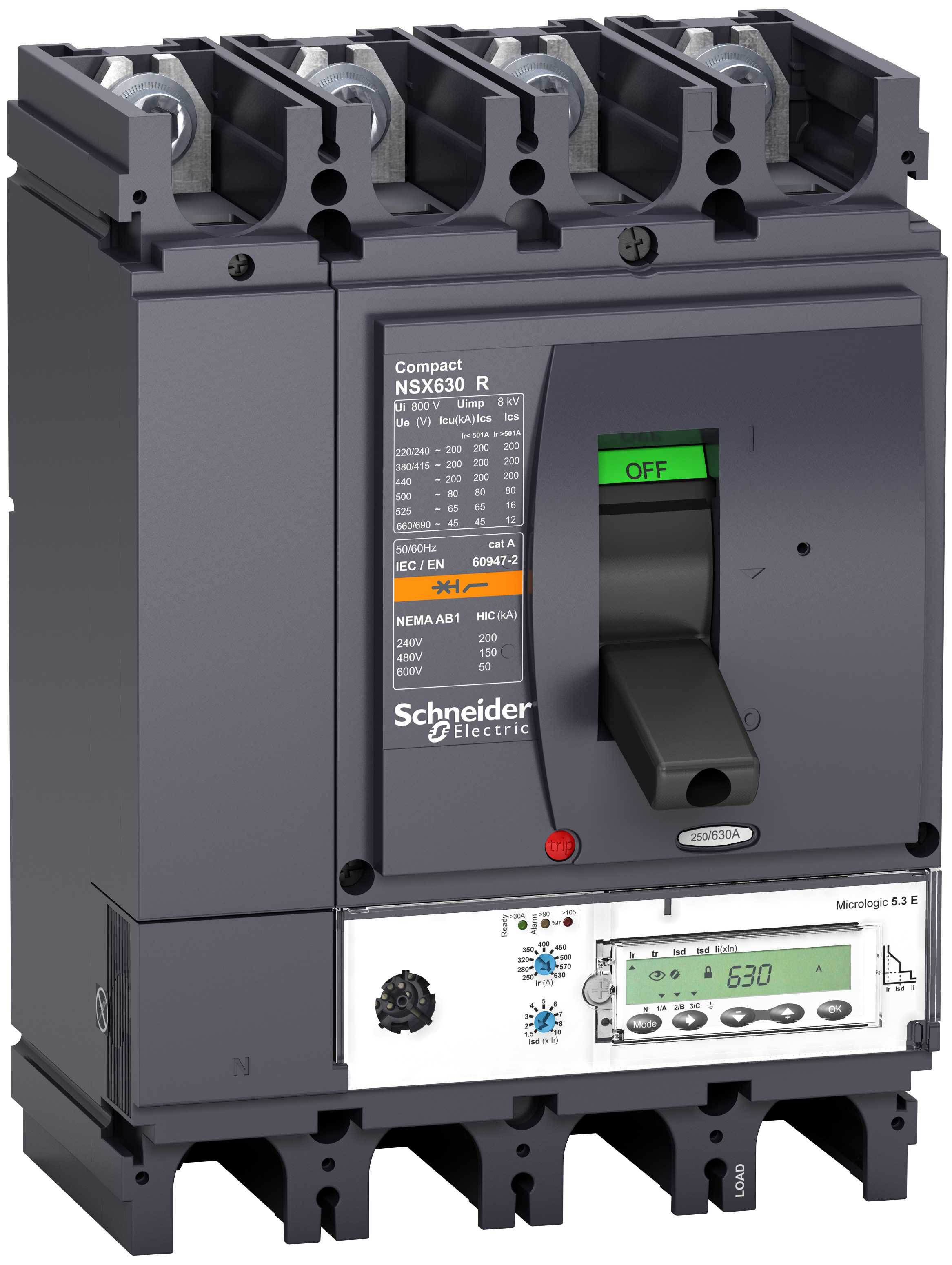 Schneider Electric - LV433607 NSX400R M.logic 5,3E 400A 4P
