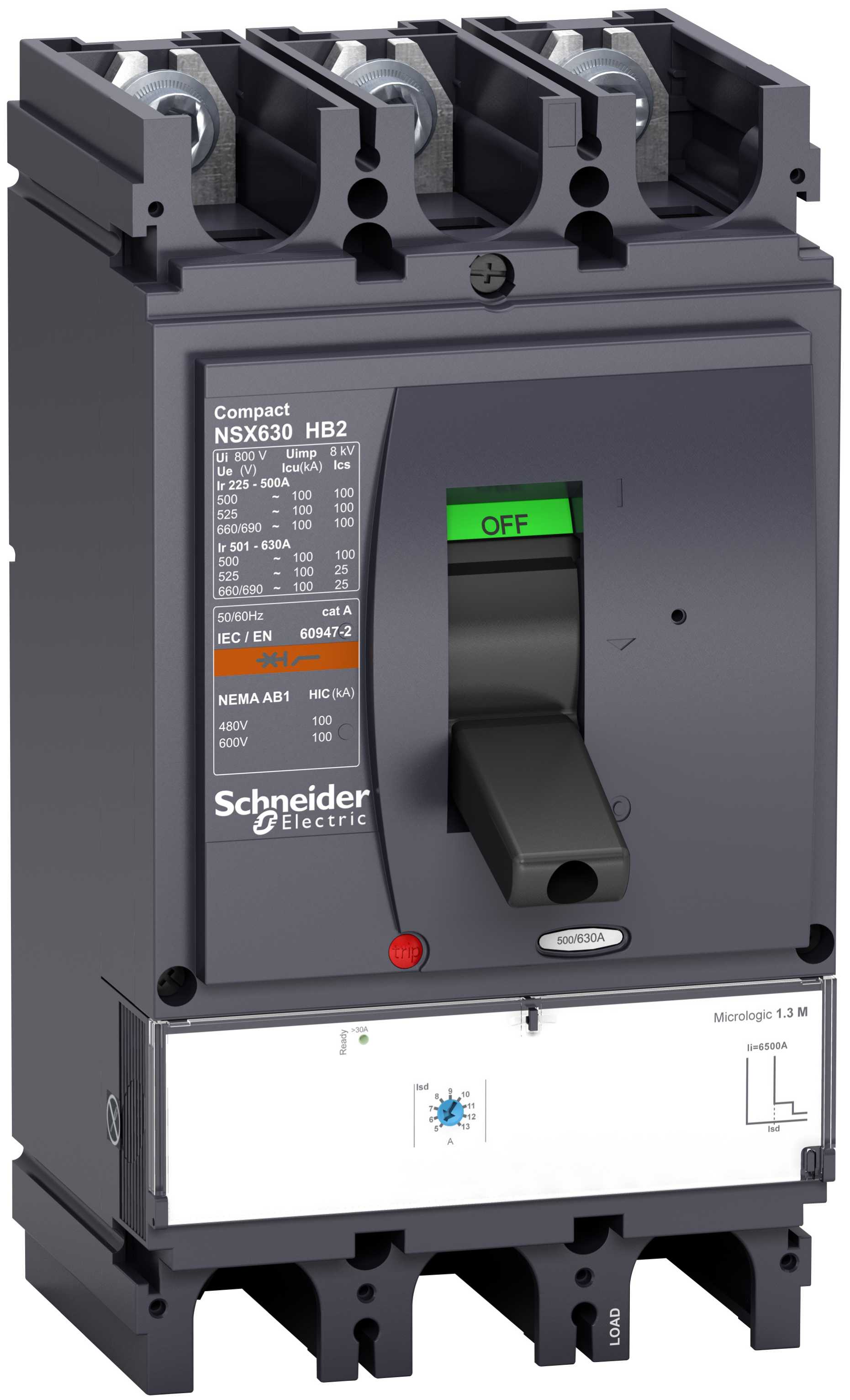 Schneider Electric - LV433644 NSX400HB2  1,3 MA 320A 3P