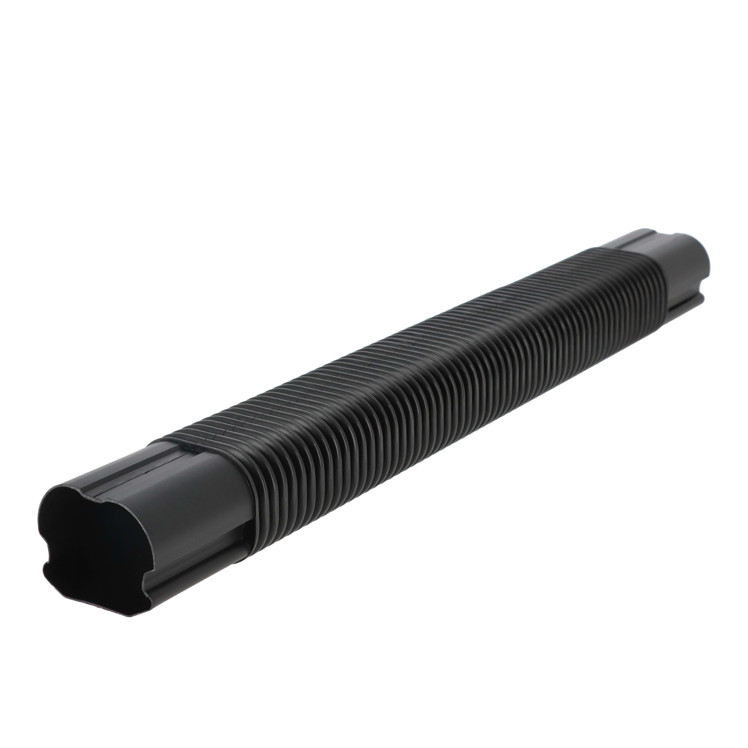 Grøntklima AS - Fleksibelt bend, 80 x 60mm sort, til Standard & Artic