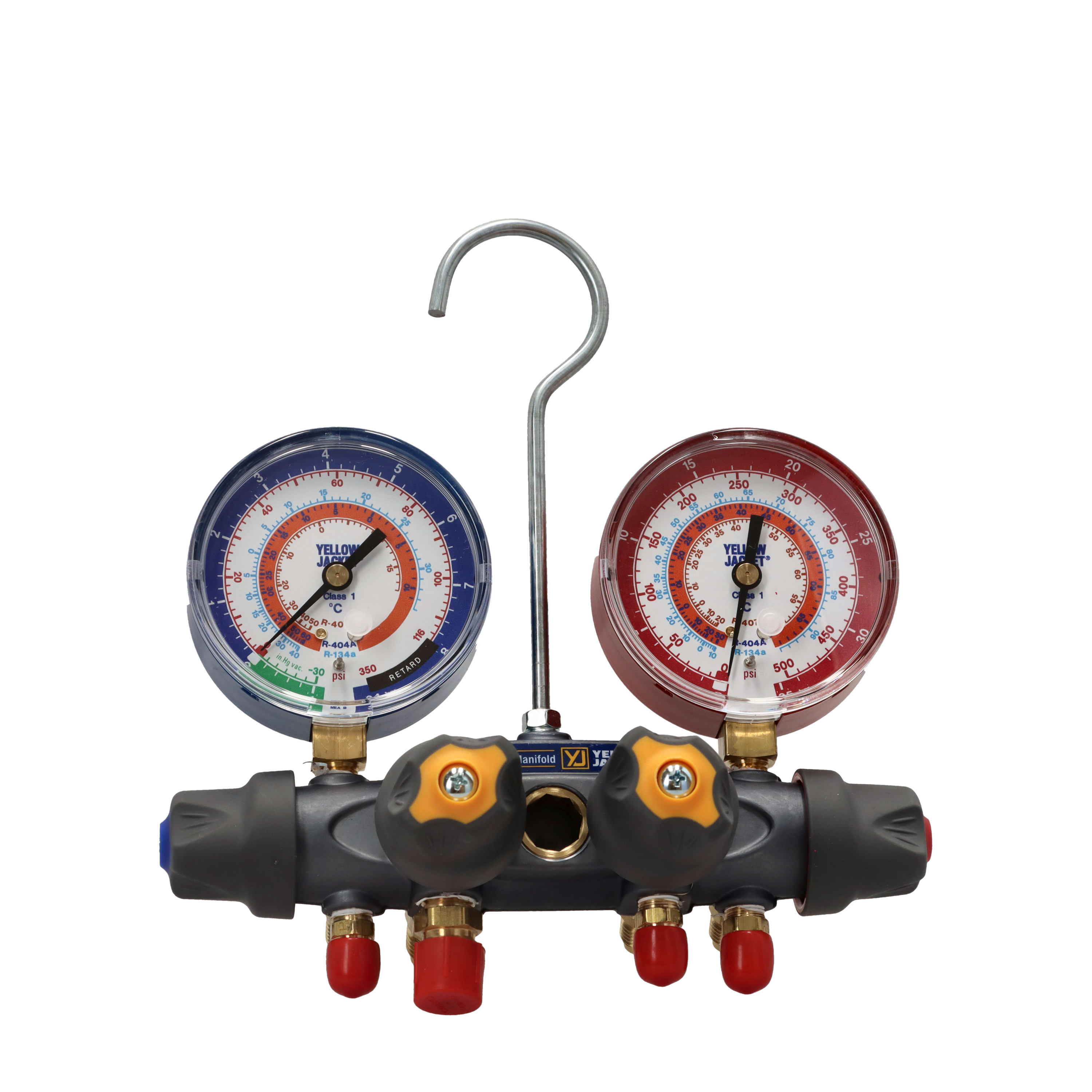 Grøntklima AS - Servicemanifold, TITAN 4-veis, anal., R134a/404a/407c