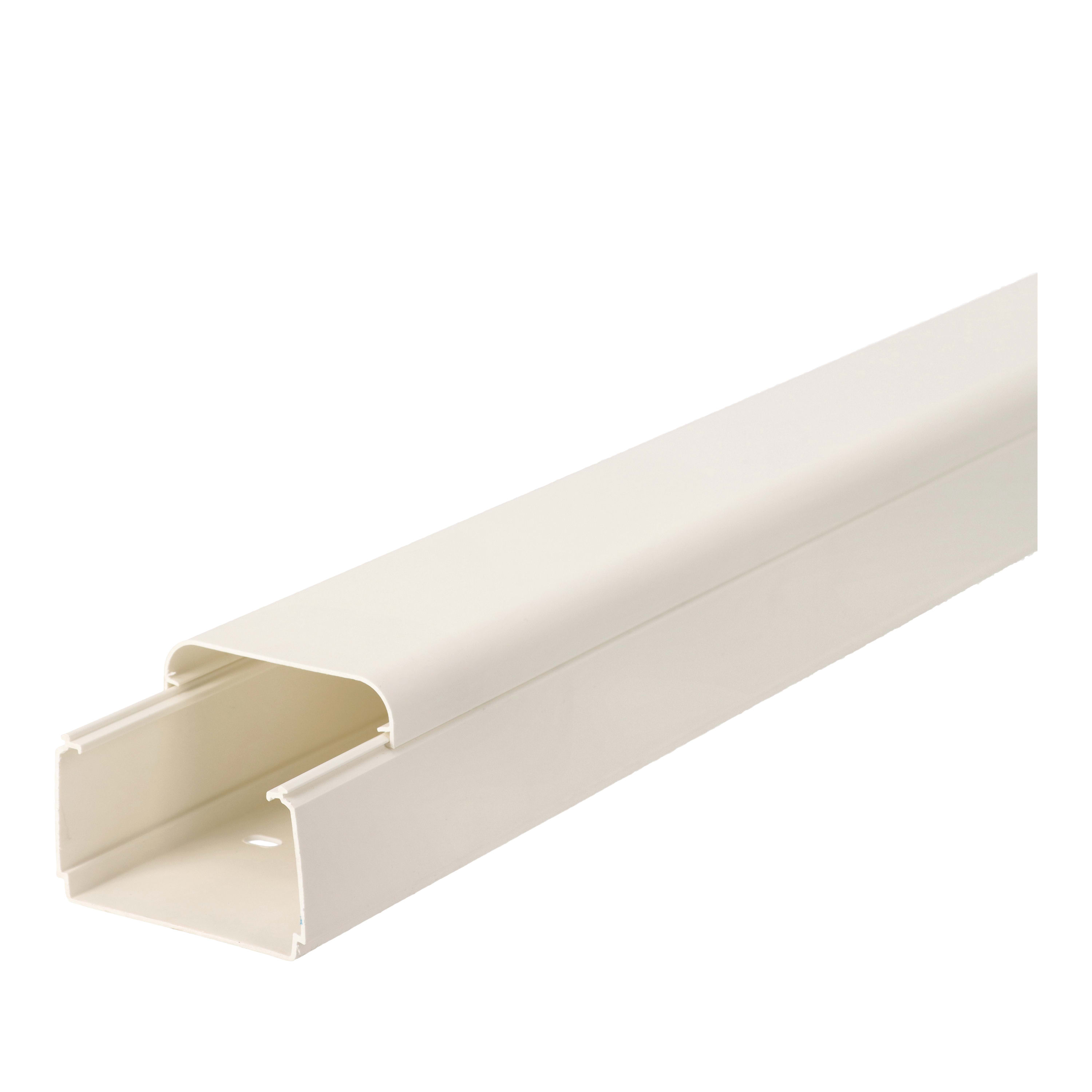 Grøntklima AS - Montasjekanal, 90 x 65mm hv., Standard, med folie, 2m
