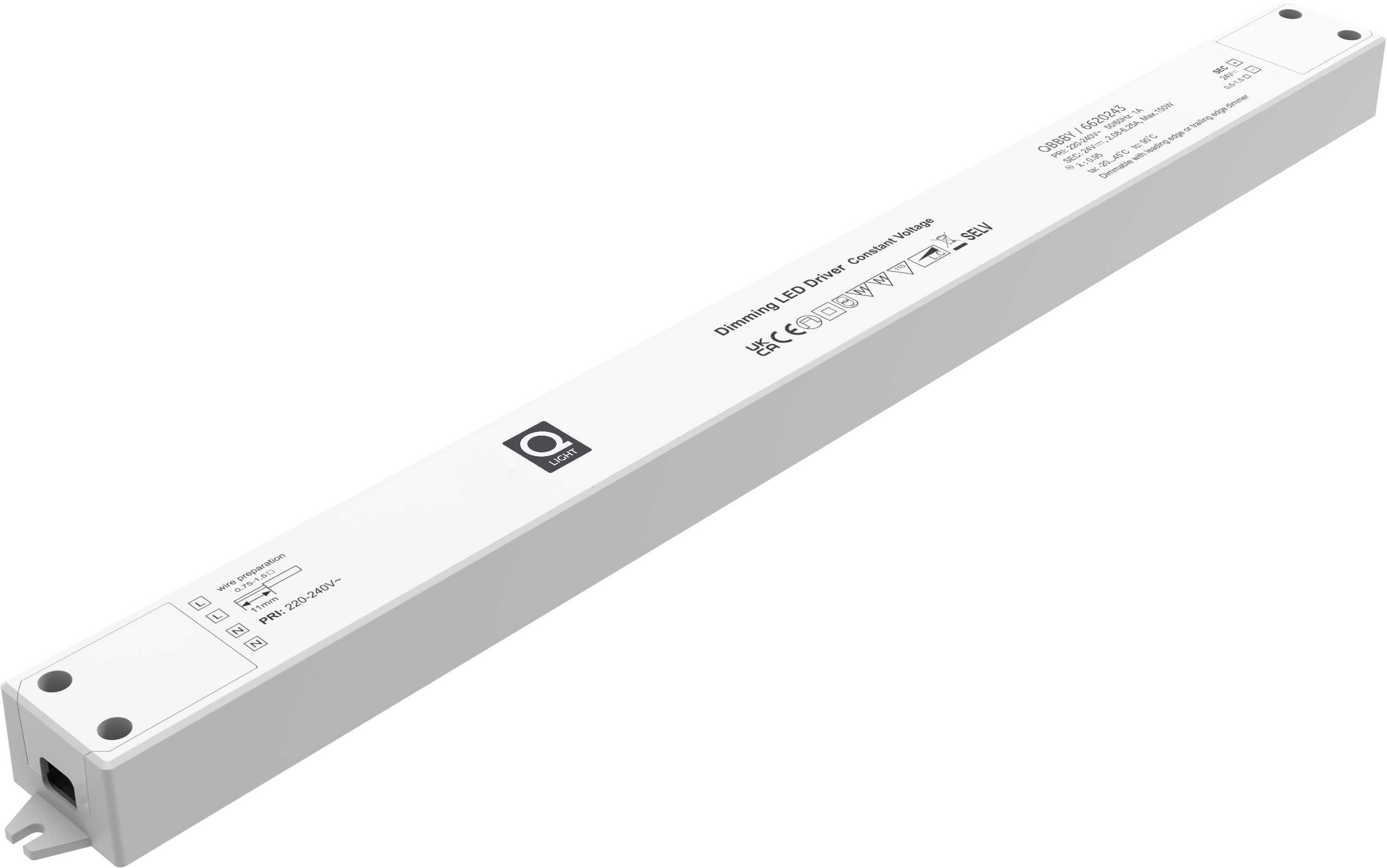 Q-Light - LED DRIVER CV 48V 150W IP20 TE SLIM | QBBBY