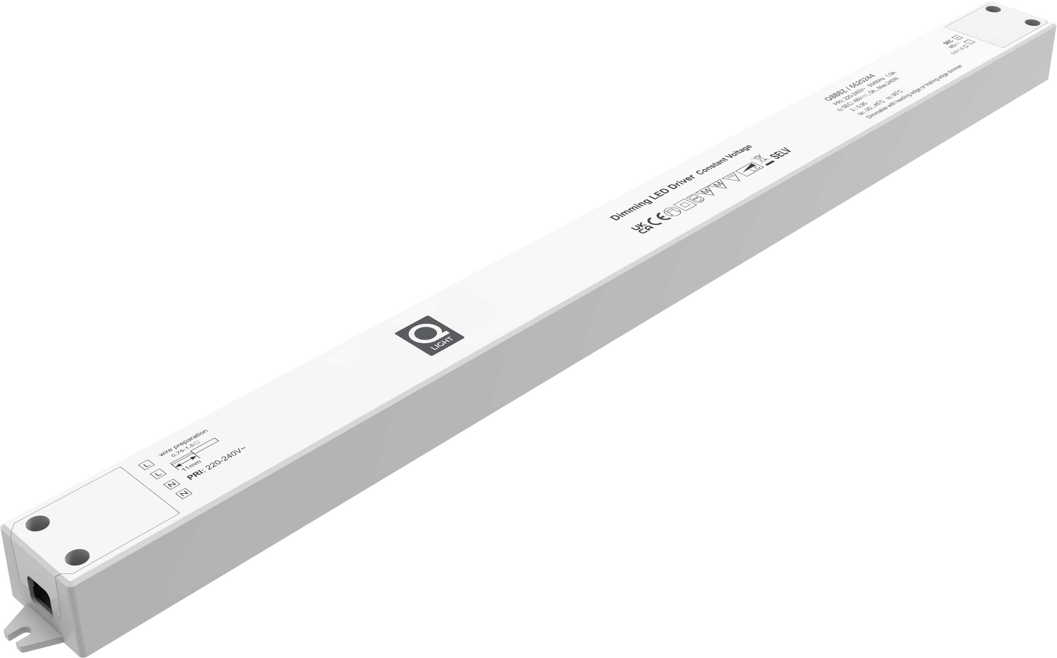 Q-Light - LED DRIVER CV 48V 240W IP20 HF SLIM | QBBBZ
