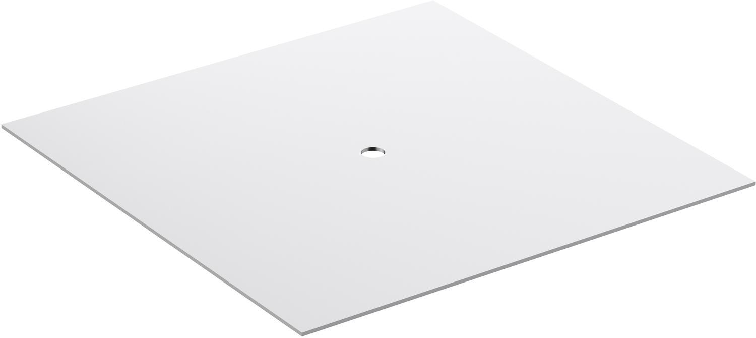 Wibe - W16-400 HVIT GL30 DEKKPLATE
