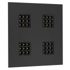 Unilamp - SQUARE KUBE R600 3/4K SORT U/D 1150mA 50W DRIVER KREVES