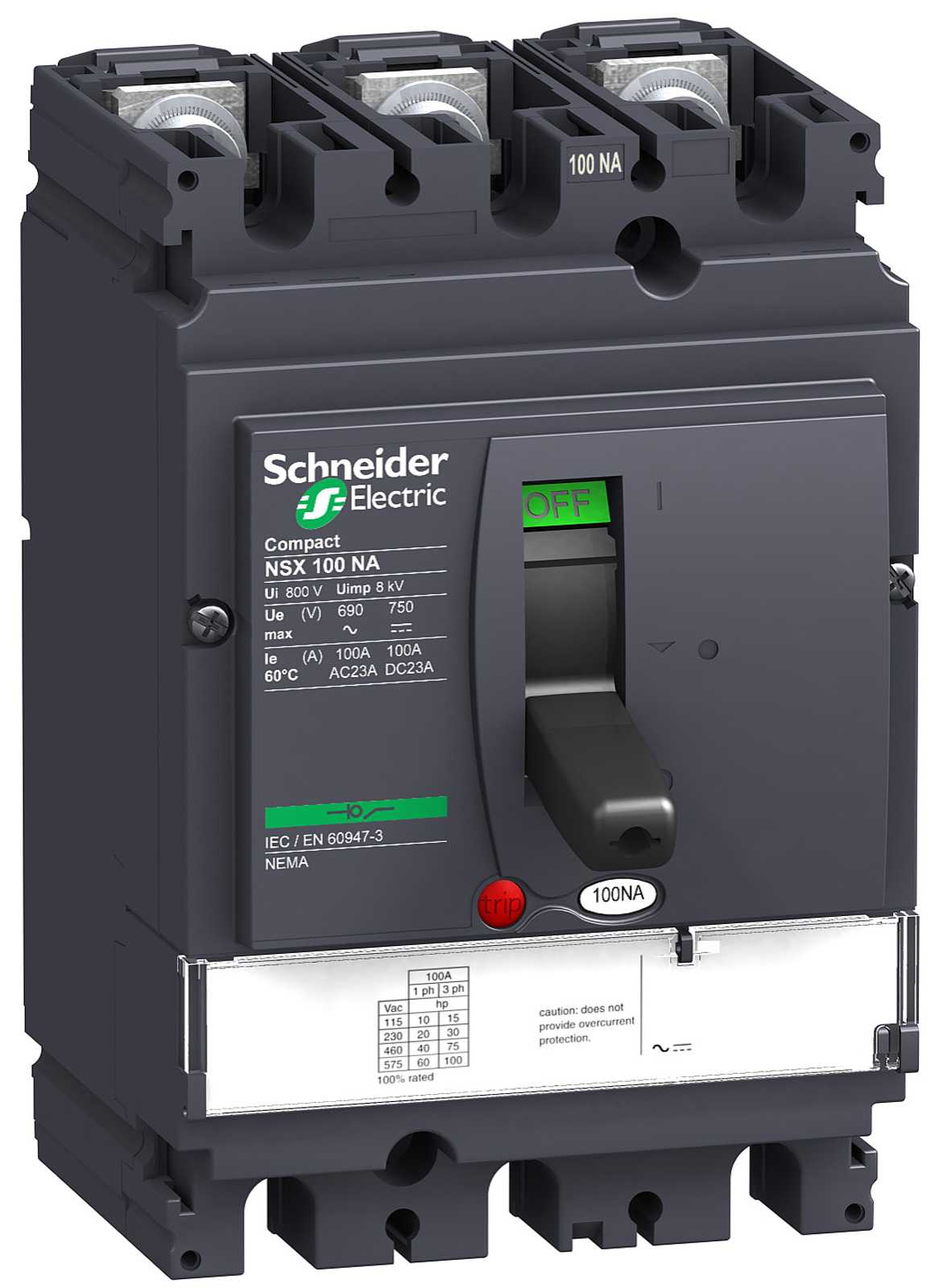 Schneider Electric - LV429577 Compact NSX100B TM16D 4P4T