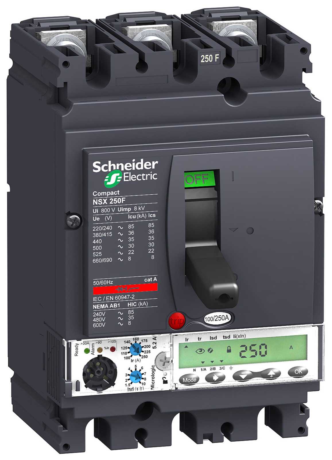 Schneider Electric - LV431142 NSX250B M.logic 2,2 100A 3P