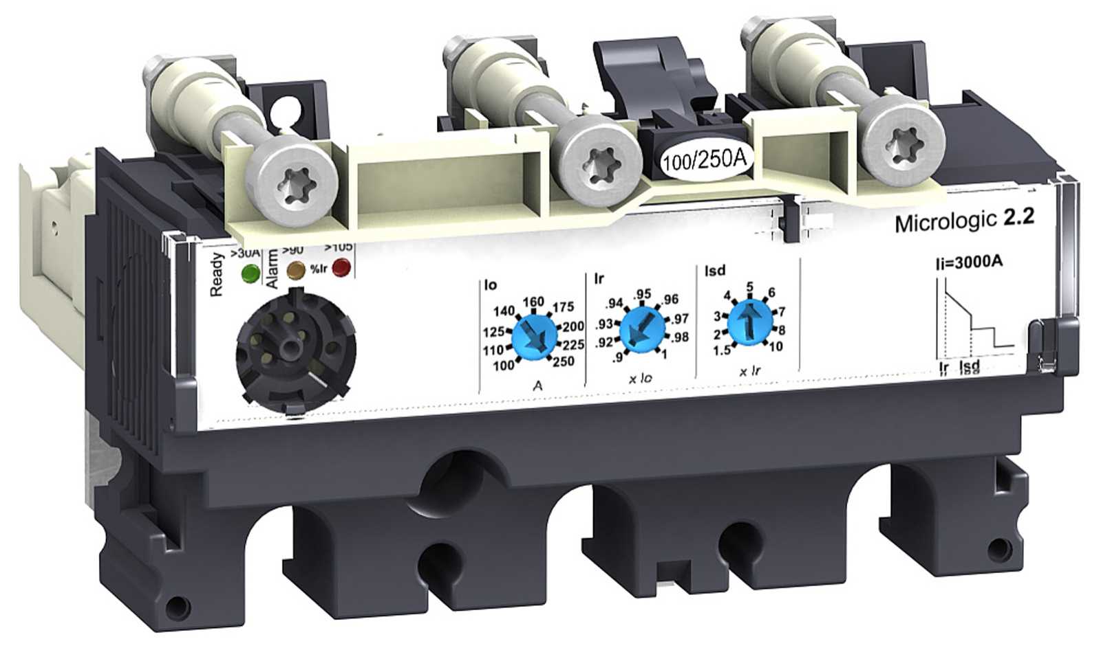 Schneider Electric - Elektronisk vern for Compact NSX effektbryter 2,2 3P 250A