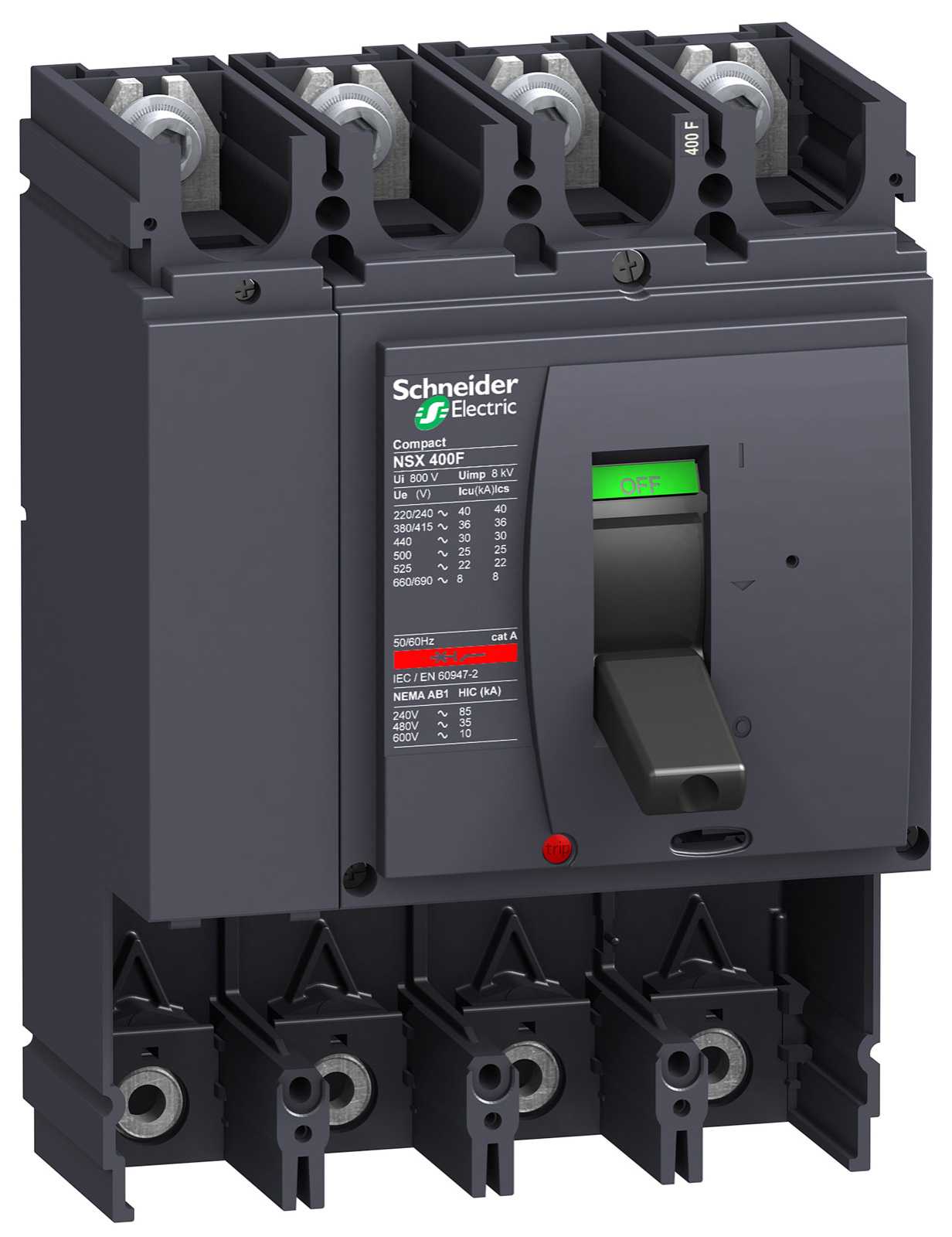Schneider Electric - LV432410 Compact NSX400L 4P uten vern