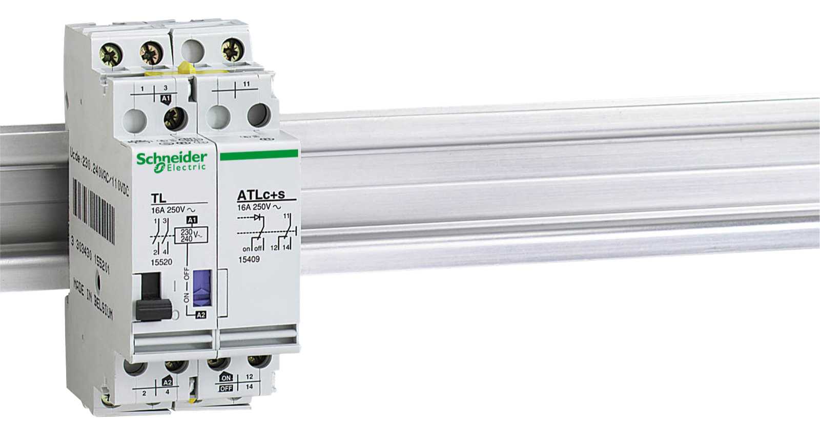 Schneider Electric - Atlc+S Hjelpeblokk For Sentral STYRING F/TL-IMPULSERELE