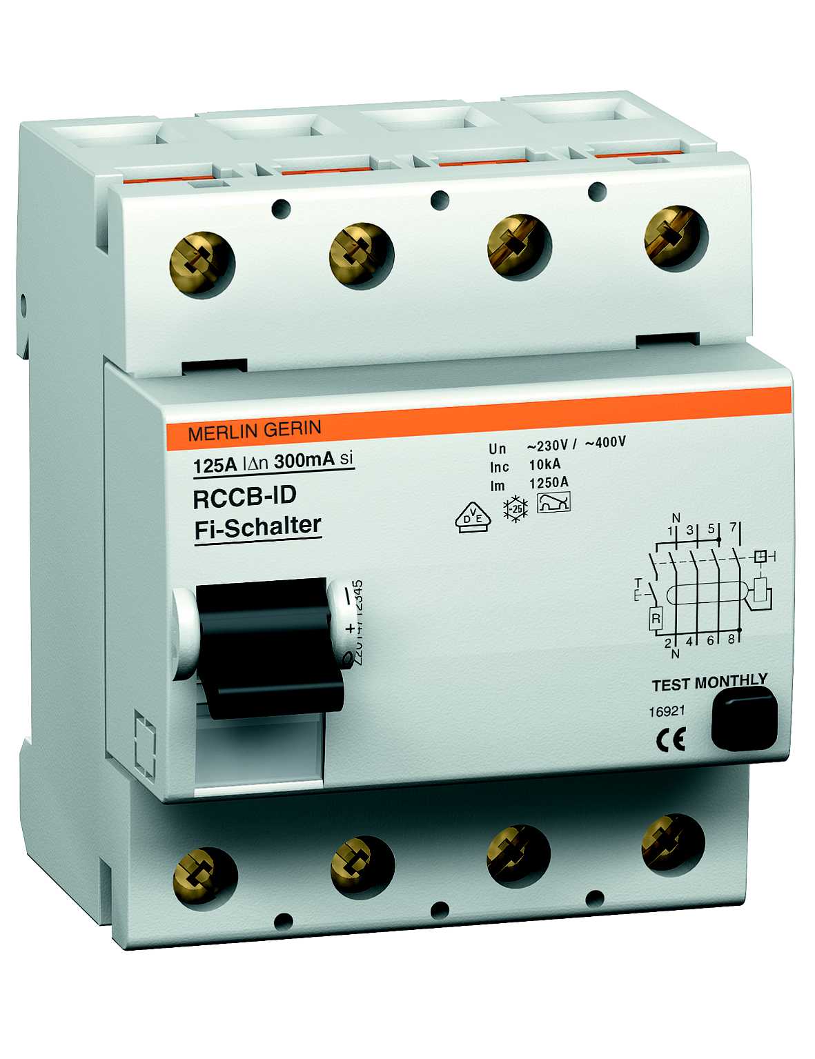 Schneider Electric - ID SI 4P 125A 300MA A-kl