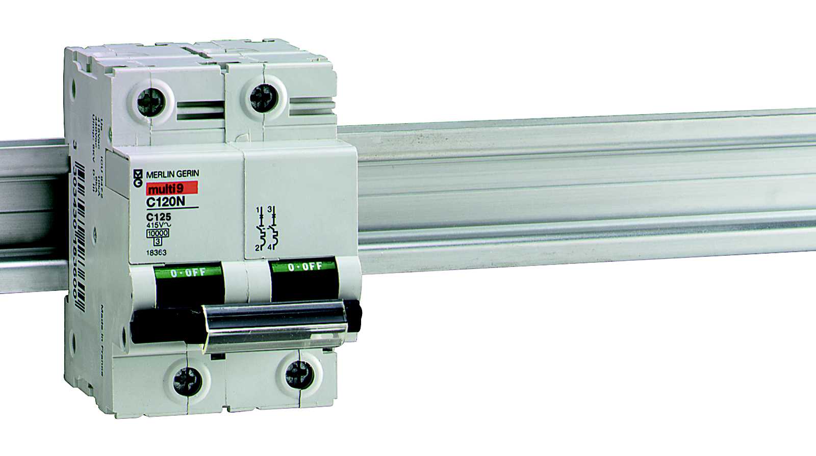 Schneider Electric - 18363 C120N 2P 125A C Automatsikring