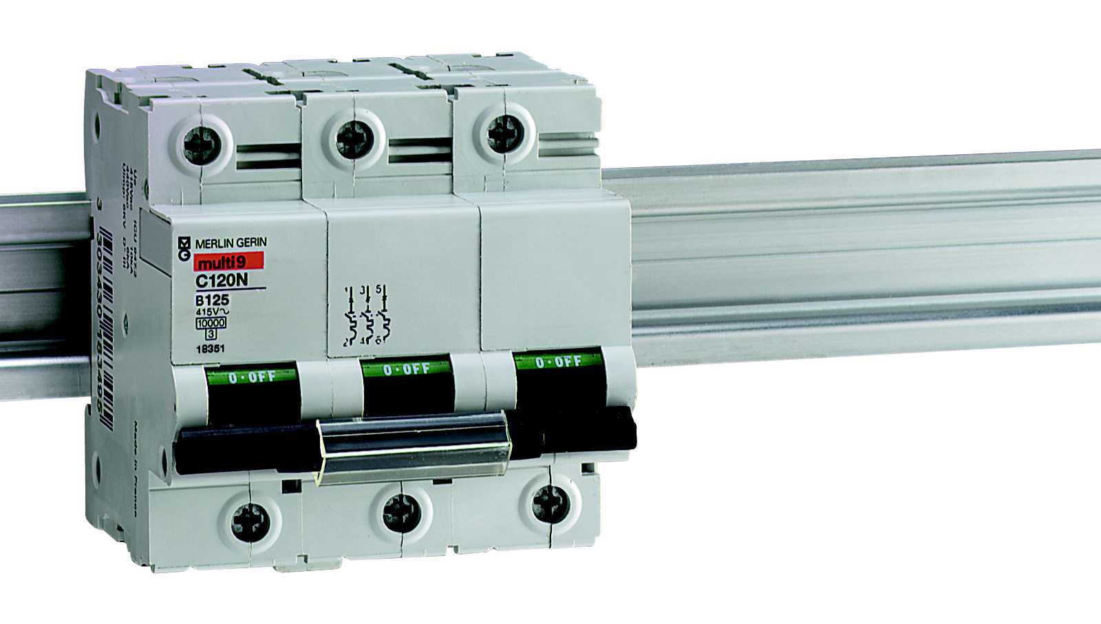 Schneider Electric - 18367 C120N 3P 100A C Automatsikring