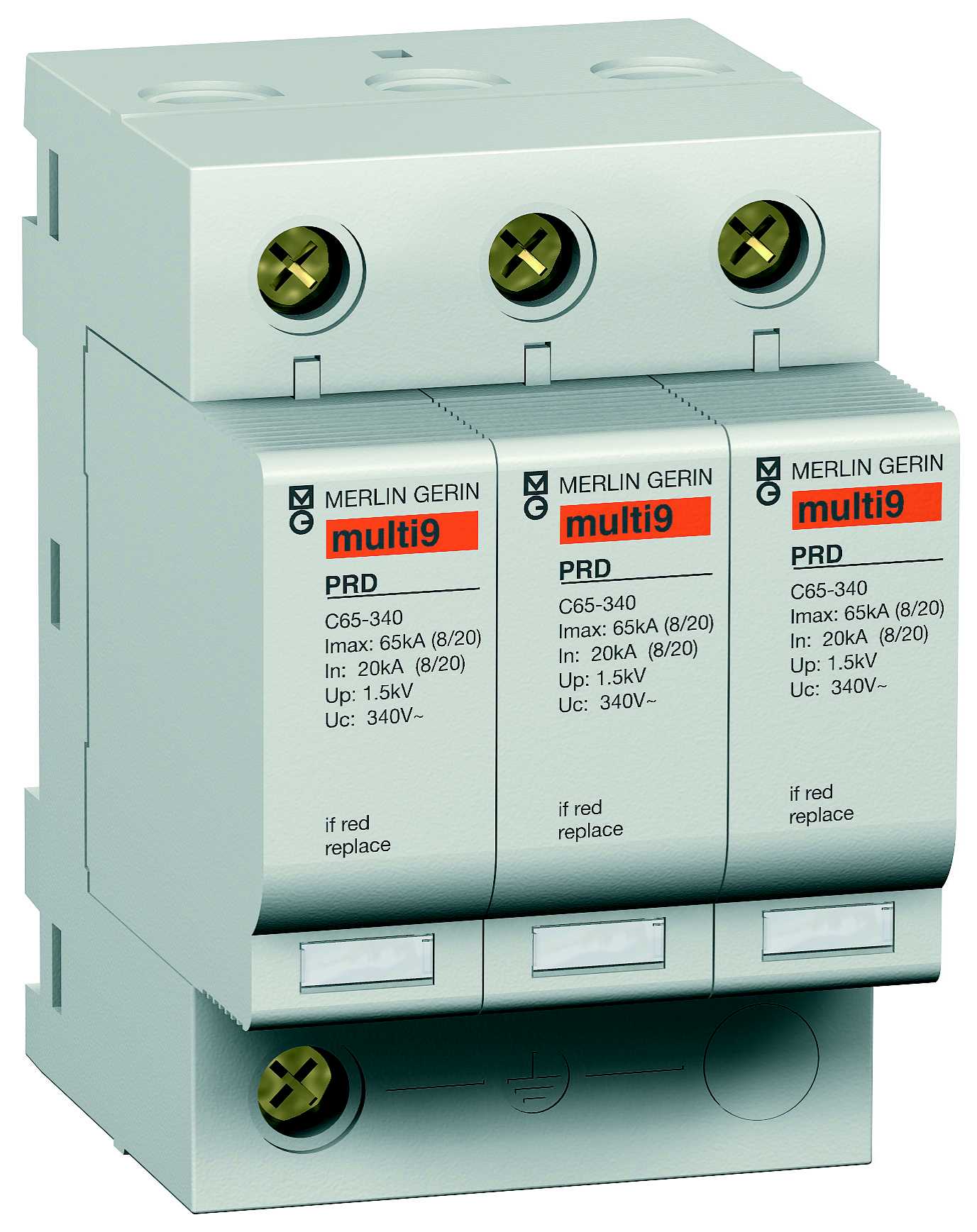 Schneider Electric - 16443 PRD65r 3P OverspVern 65kA 340V