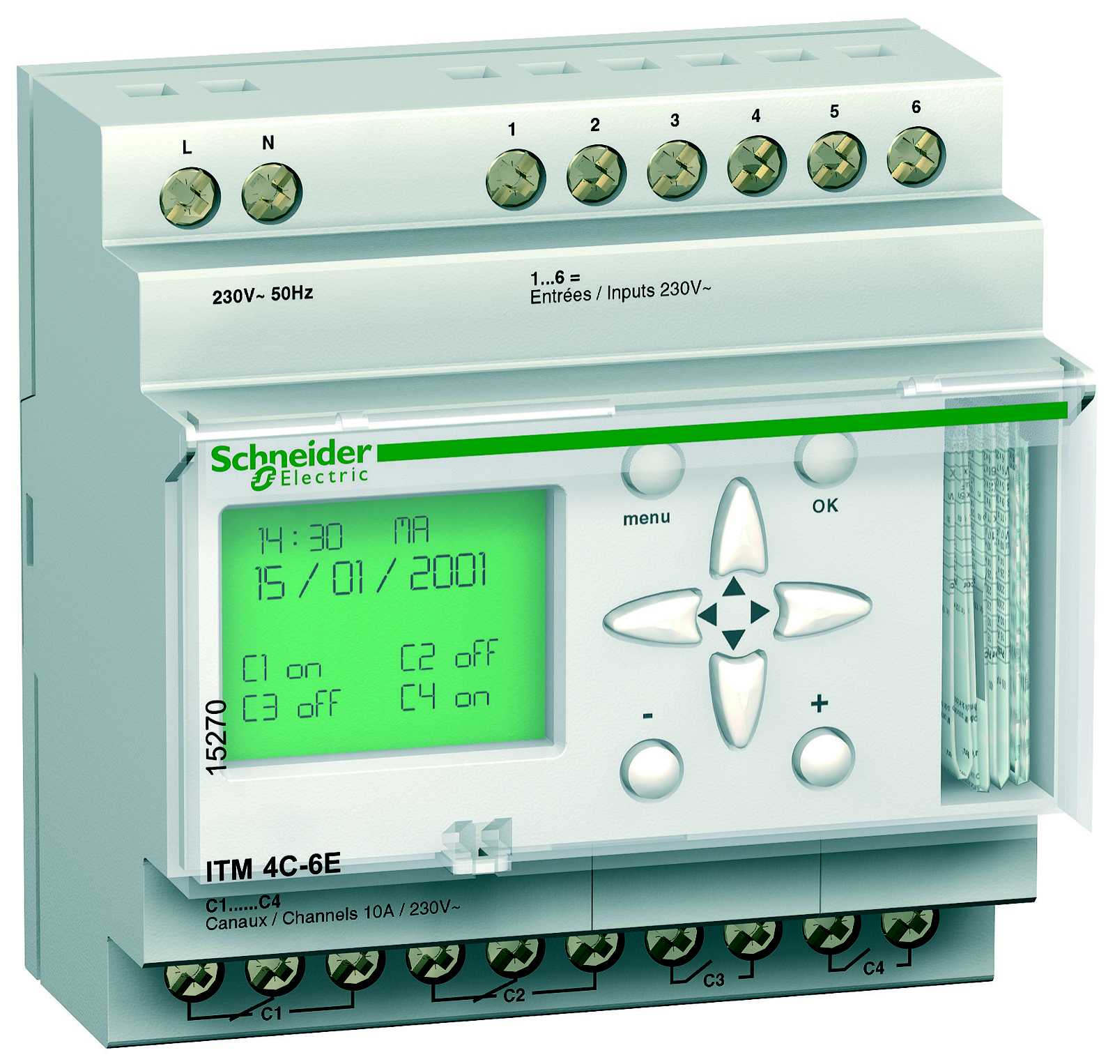 Schneider Electric - Multifunksjonsur ITM 4kanals/6