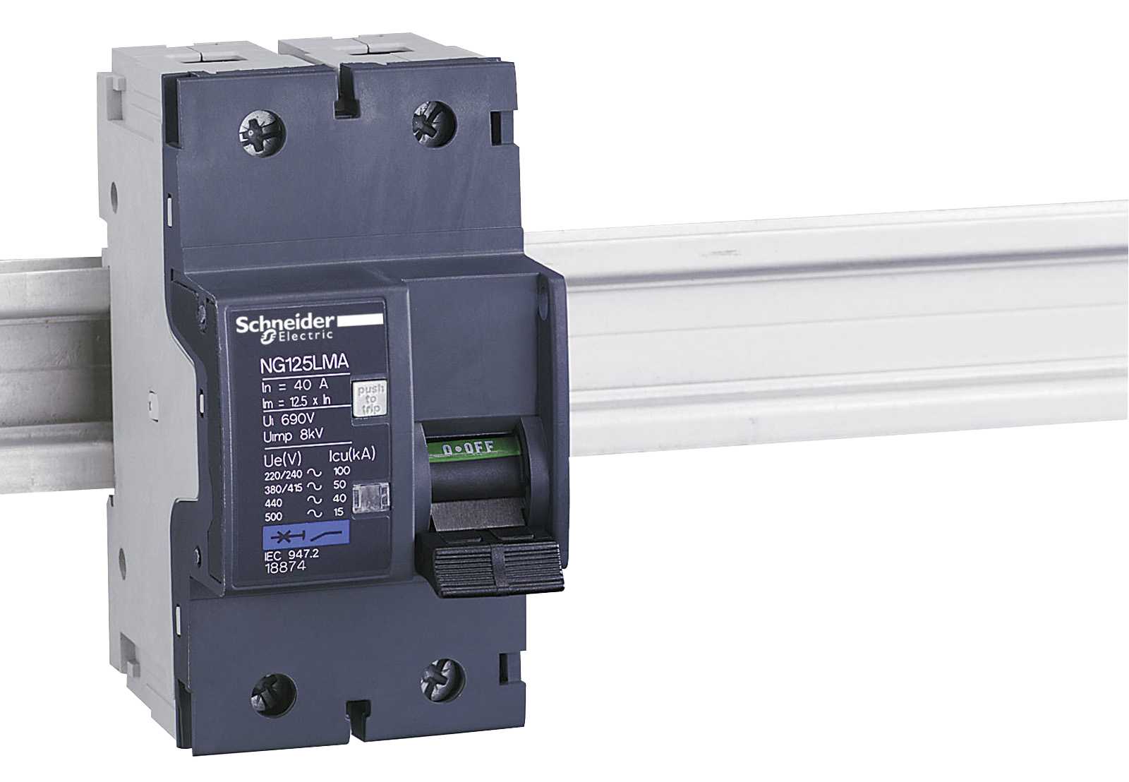 Schneider Electric - 18871 Automatsikr. NG125LMA 2P 12,5A